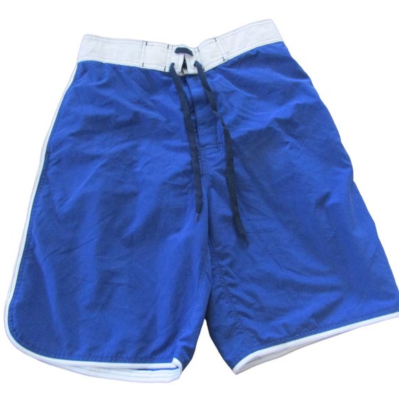 Arizona Jean Co Swim Trunks Mens Size M/M Medium Royal Blue‎ Elastic - Picture 1 of 3